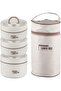 Thermal Lunch Box water leak proof 3 box, include bag Round design - 3