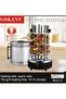 Electric Oven Home Smokeless BBQ Grill Automatic Rotating Barbecue 8 Skewer Grilled Kebab Machine - 3