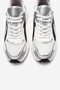 Calina Silver Black White Women's Sneakers - 2