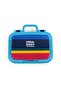 Kids Navy Blue Yellow Red Stripe Patterned Stainless Steel Lunch Box 39122 - 5