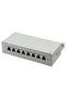 Patch Panel Cat.6A TiBlack/Wall 8-port, Gray - 2