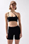 Softfit Thin Strap Gathering Sports Bralet & Pocketed Biker Shorts Set