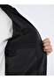 Lcwaikiki Classic Black College Collar Men's Jacket - 7
