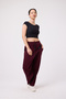 Women's Street Style Belted Baggy Pants - 7