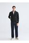 Lcwaikiki Classic Black College Collar Men's Jacket - 3
