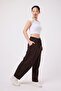 Women's Street Style Belted Baggy Pants - 6