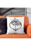 Bismillah Design Satin Pillowcase 50X50 cm – Decorative Pillow Cover with Written Text (Hollow) - 3
