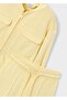 Girl's Wide Leg Tracksuit Set Yellow - 4