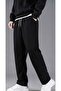 Winter Cotton-Lined Men's 2-Piece (Black + Gray) Sweatpants Loose-Fit Baggy -Veri̇vay- - 3