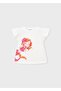 Girl's Printed T-Shirt White - 2