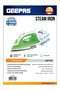 مكواة بخار، gsi7783 أخضر - 2