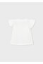 Girl's Printed T-Shirt White - 4