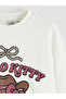 Rmz Gi̇yi̇m Farkiyla Hello Kitty Printed Girls' Thick Sweatshirt - 2