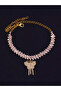Women Gold Butterfly Charm Anklet and Bracelet Set - 3