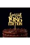 Gold Limited EDITION 1986 Gold Glitter Cake Topper for Birthday,Handmade Golden Cake Decoration (1pc - 7