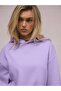 3 Threads 100% Cotton Oversize Fit Women's Hooded Sweatshirt - 5