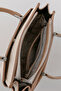 Pera Large Volume Women's Cream Handbag and Wallet Combination with Adjustable Strap Pbu54041002 - 7