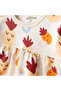 Baby Girl Pineapple Patterned 100% Cotton Sweatshirt Pants 2-Piece Top and Bottom Baby Set 3 Months-36 Months - 3