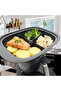 Compatible with Thermomix TM7 Silicone Steamer Insert – Divided Tray with Steam Holes for Cooking... - 3