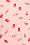 Print Me Pretty Button Me Up Shirt & Shorts Set in Salmon Pink - 100% Cotton - 5
