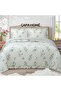 Ruffled Deren Printed Stone Wash Micro Soft Double Bedspread
