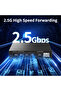 US Adapter 5 Port 2.5GbE Ethernet Switch Unmanaged 2.5Gbps Network Switch 1 Port 10Gb SFP+ Slot Home - 2