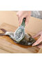 Green 1Piece A Scale Removal Tool，Plastic Scales Scraper，Easy Cleaning Fish Skin Brush，Household Kit - 6