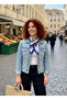 70X70 Blue Majestic Bandana/ Scarf - 4