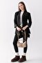 Nudea Soft Leather Look Adjustable Strap Women's Mink Baguette Crossbody Bag - 7