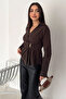 Belt Buckle V-Neck Shirt – Noble - 3