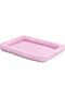 Bolster Dog Bed 22L-Inch Pink Dog Bed or Cat Bed w/Comfortable Bolster