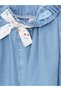 Nevavm Girls' Jean Shorts with Ribbon Detail - 3