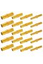 20pcs 20Pcs Brass Hose Connector, Universal Barb Adapter for Air/Water/Fuel/YouTube Cable - Leak Pro