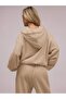 Oversize Fit Hooded Women's Sweatshirt 100% Cotton and 3 Threads - 3
