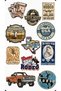 Texas Rodeo Vintage Sticker 22X30 cm – Western Cowboy Decorative Sticker Set - 2