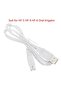 XIKCU White USB Cable Charging Line Suit HF-5 HF-9 HF-6 Oral Irrigator Teeth Water Flosser Power ... - 3