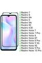 قطعتان باللون الأسود لهاتف Redmi Note 8T، قطعتان من الزجاج الواقي لهواتف Redmi 7 و8 و8A و9 و9A و9C، واقي شاشة مقوى - 7