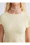 Women's Body High Neck Trend Yellow - 3
