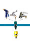 Garden Hose Quick Connect Coupler - Shut Off Valve Adapter for Watering Irrigation System Tap Fau... - 5