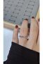 Premium Design Sparkling Women's Double Color Ring Adjustable Without Number