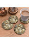 Set of 6 Colorful Flower-Themed Coasters – with Protection Box