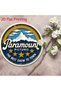 20x20 2D Flat, 1pc Vintage Paramount Pictures Round Aluminum Sign - 20.32 cm Retro Metal Wall Art wi - 5