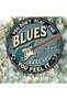 20x20 Vintage Blues Guitar Metal Sign - Retro Circular Iron Wall Decor for Bar, Cafe & Kitchen - 5