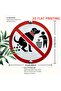 20x20 2D Flat, 1pc Funny No Dogs Pooping Allowed Sign - Red Prohibition Circle with Dog Graphic - Do - 3