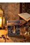 3-Piece Dowry Box-Gift Set: Prayer Rug, Prayer Cap, and Prayer Beads - Green, Cream - 3
