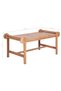 Coffee table, 100 x 50 x 45 cm, solid teak wood - 7
