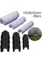 Black 20mm 20Pcs 19/20/25mm Clip Plant Greenhouse Film Clips Fixed Pipe Frame Tube Clamp ABS Greenho - 2