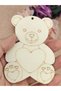 10pcs DIY Wooden Bear Ornaments for Christmas - High-Quality Craft Kit, Perfect for Holiday Party... - 6