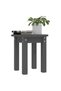 Coffee table, gray, Ø 35x35 cm, solid pine wood - 4