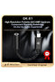 Black GK X1 Adapter Cable DAC Headphone Amplifier Adapter HiFi Headphones Type-C to 3.5mm Audio Cabl